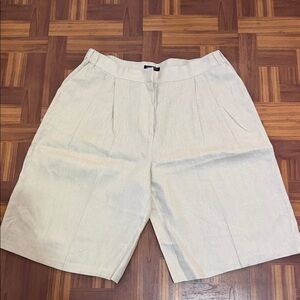 Naked Wardrobe Cream Women's Bermudas